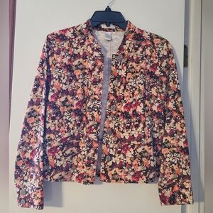 Elegant Floral Women's Blazer